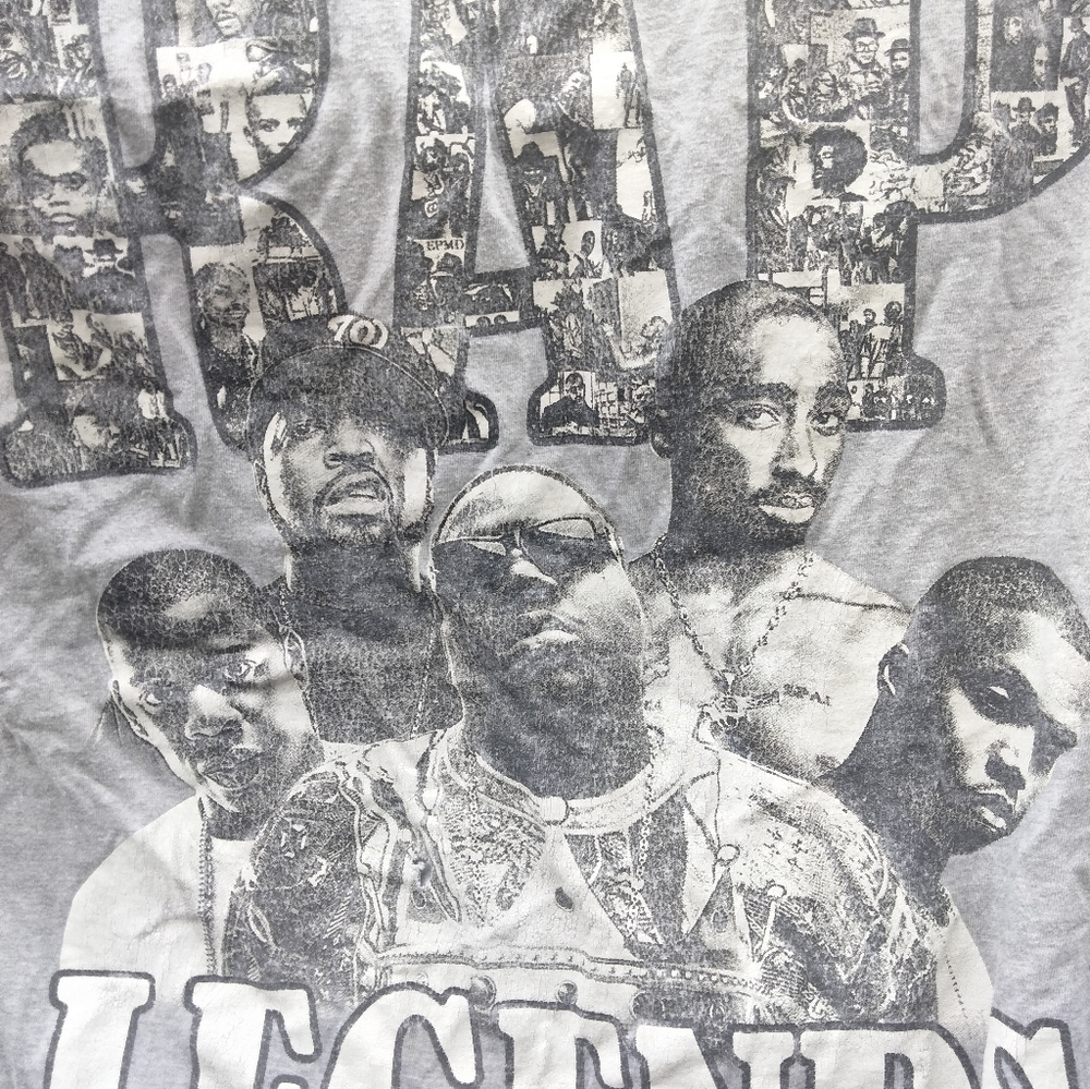 Vintage Iced Out Rap Legends of the 90s and Y2K t-shirt Grail
